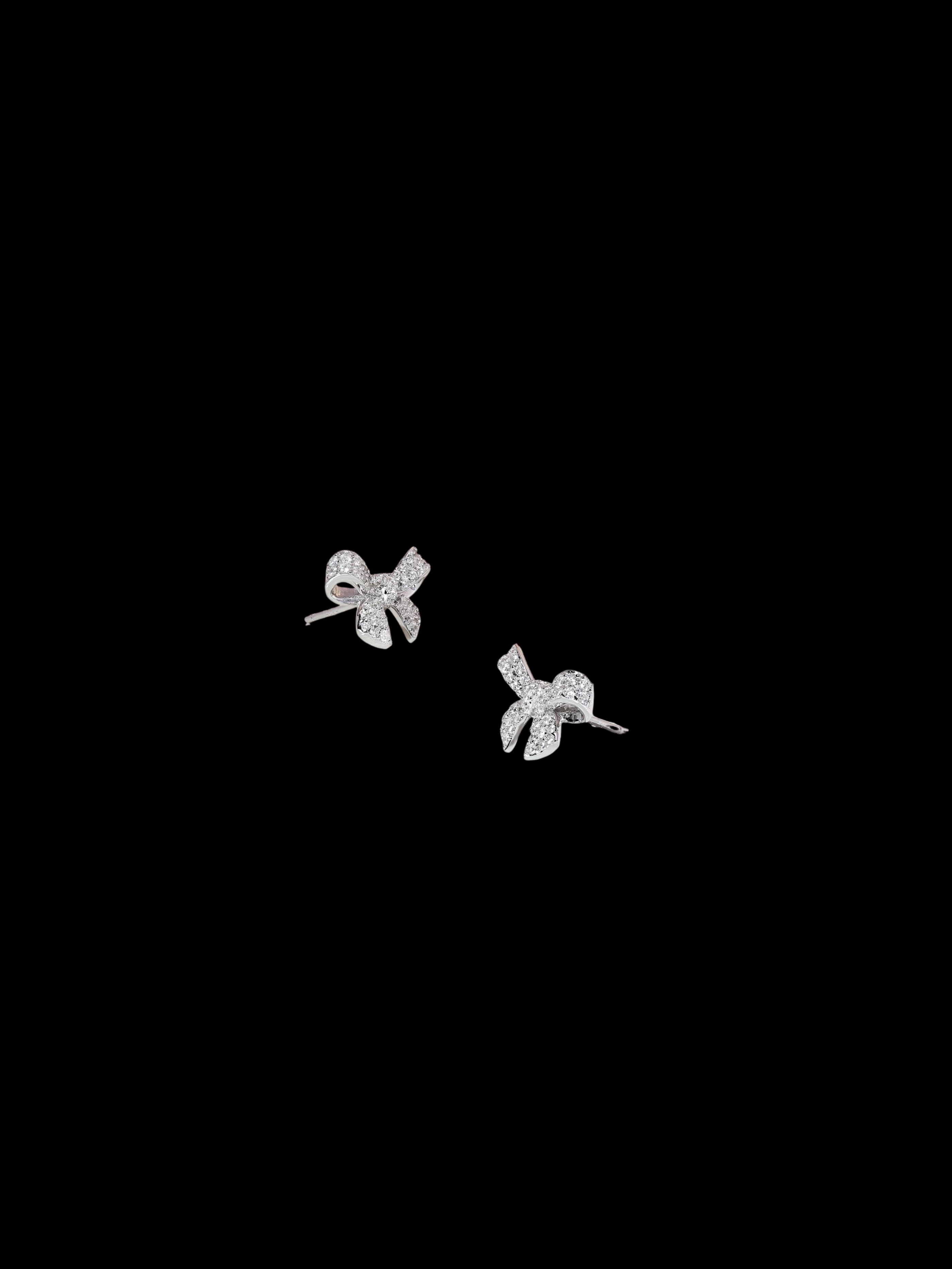 Ribbon Stud Earrings