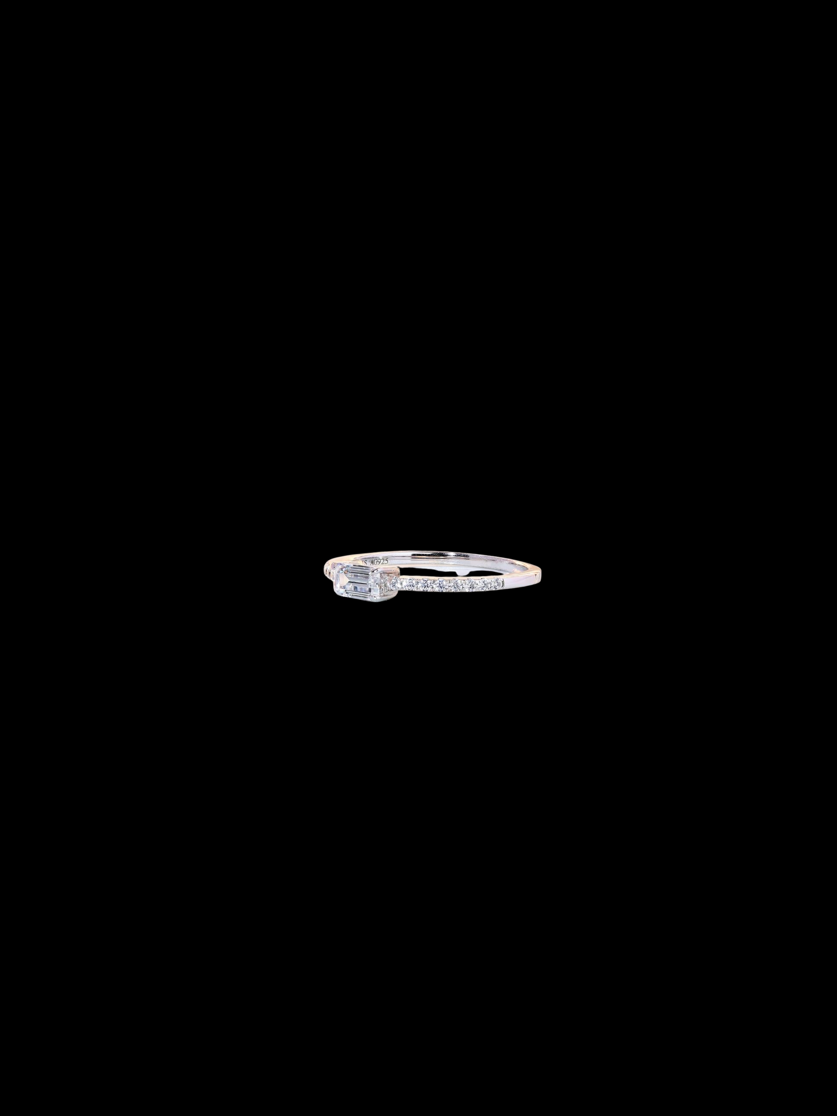 Pico Emerald Cut Ring