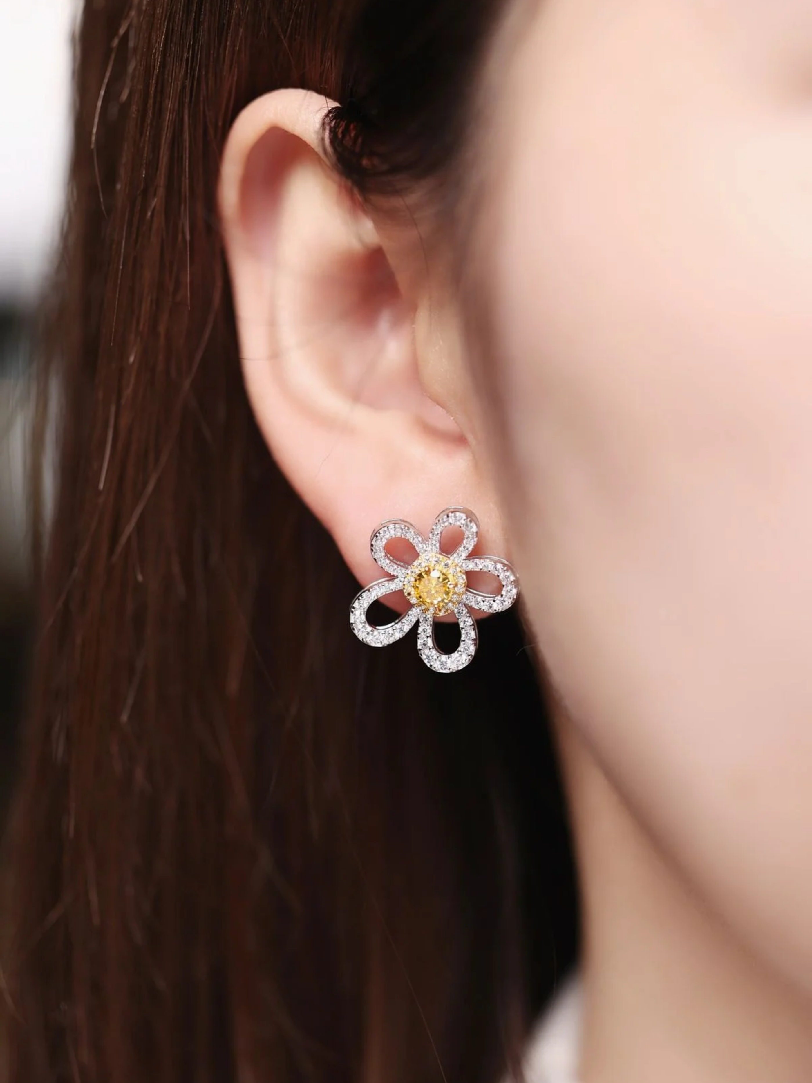 Michelle Flower Earrings