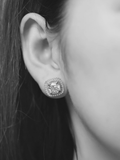 Nat Cushion Cut Stud Earrings