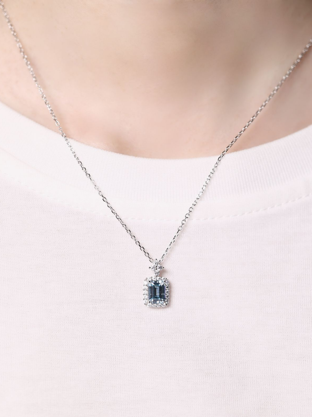 Blue Bottle Necklace