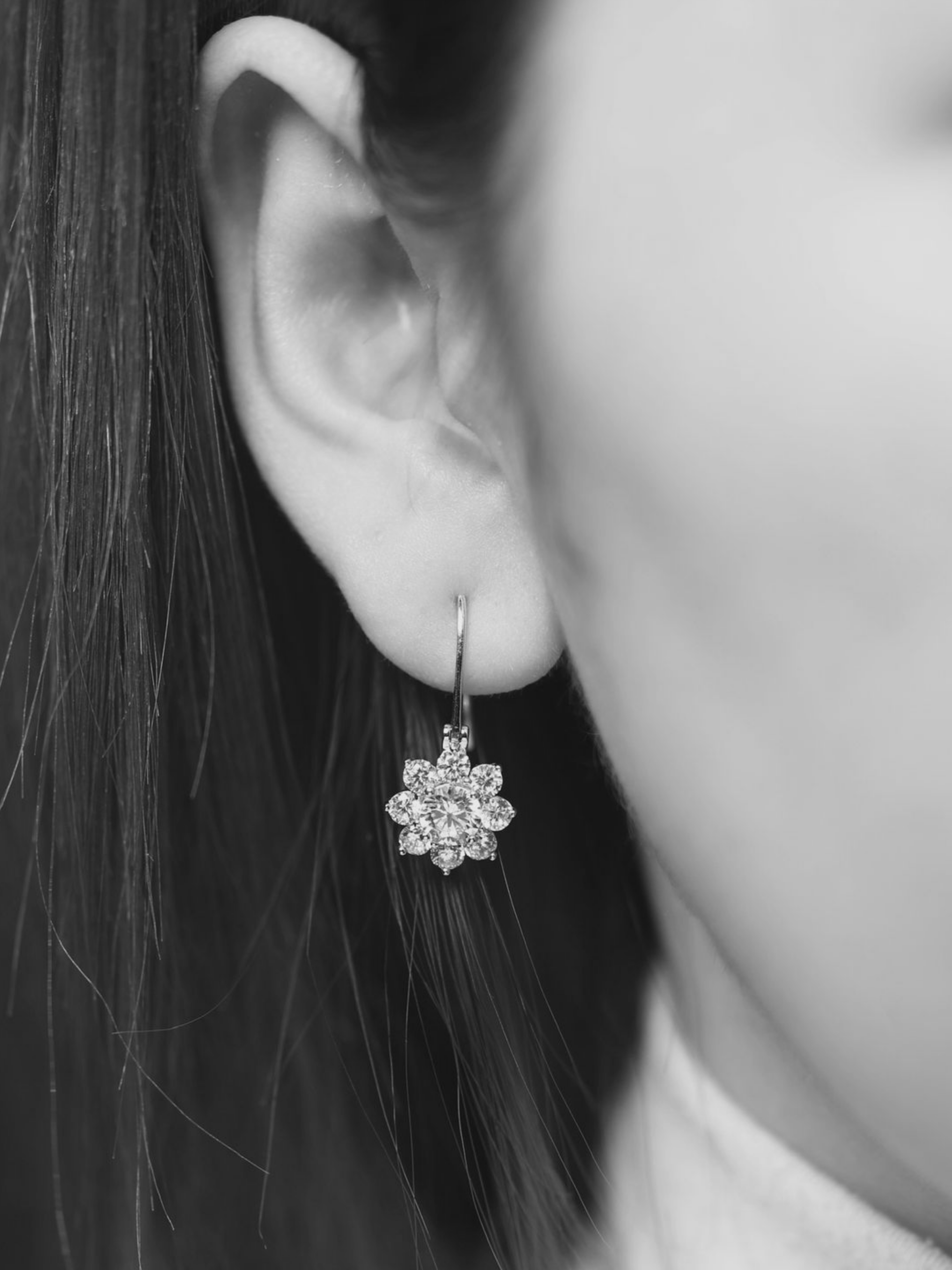 Sunflower Drop Earrings