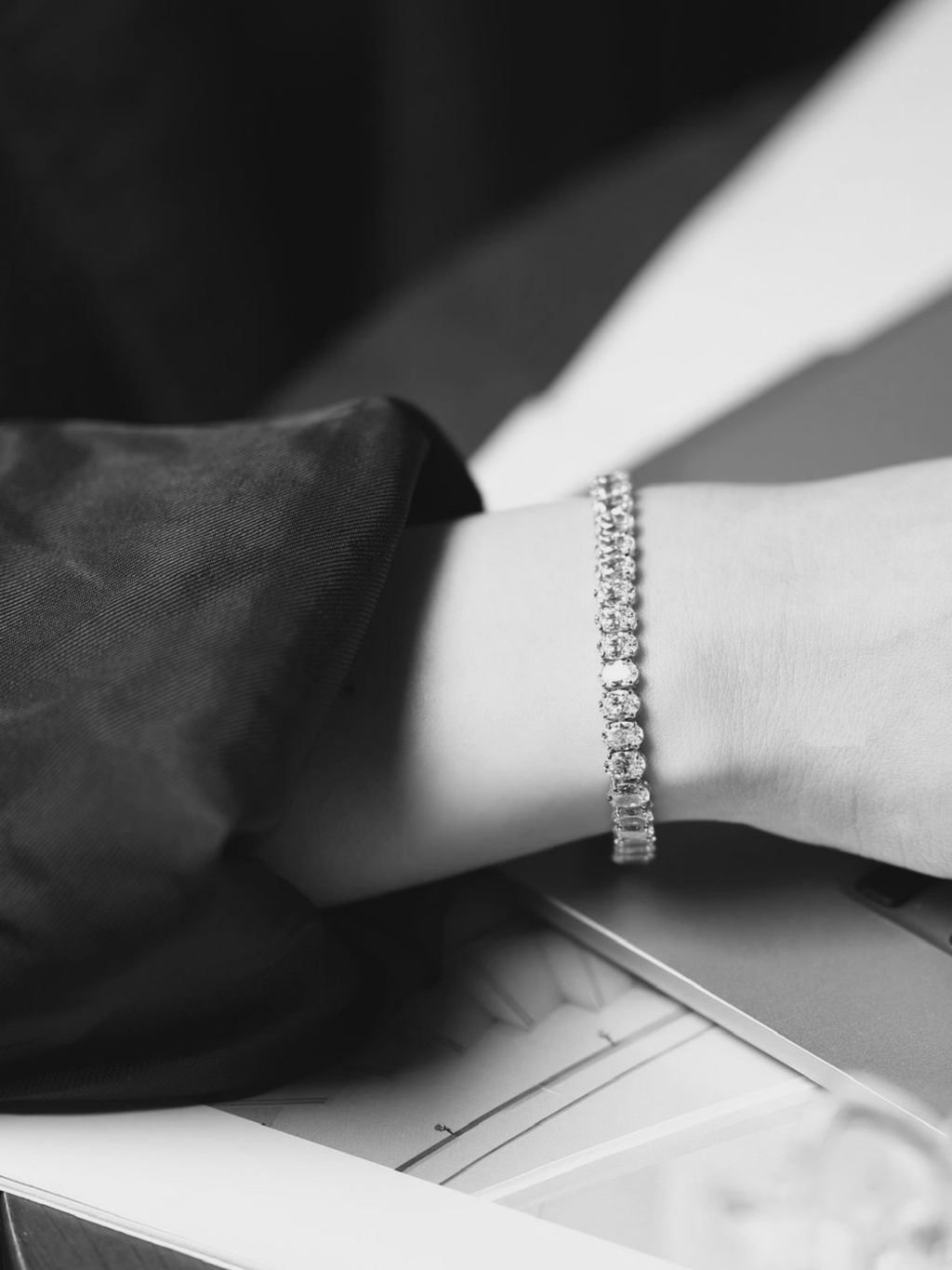 Oval Tennis Bracelet