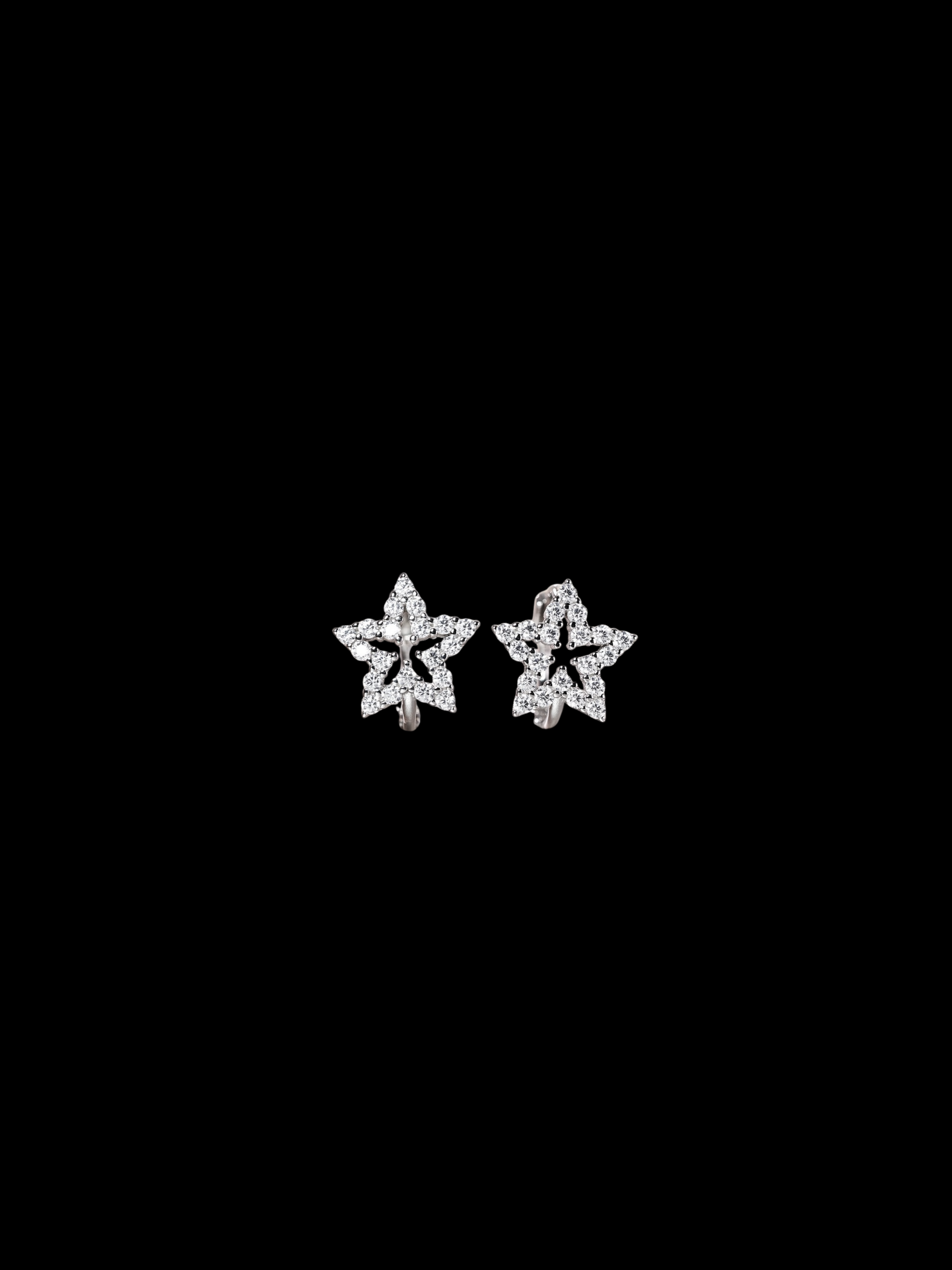 Star Rust Hoop Earrings