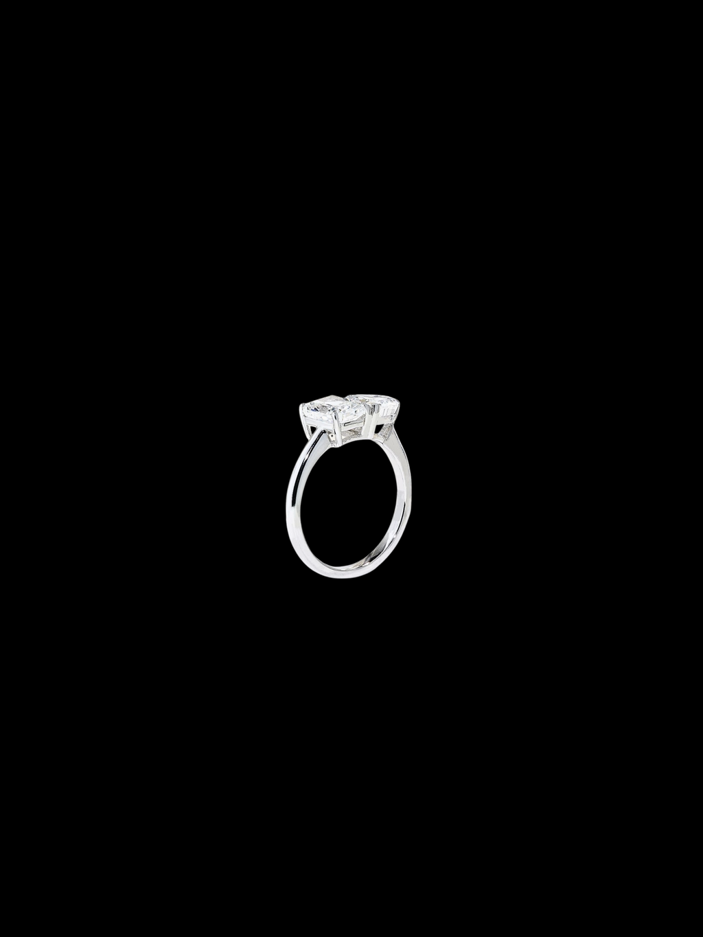 Heart Radiant Toi Et Moi Ring