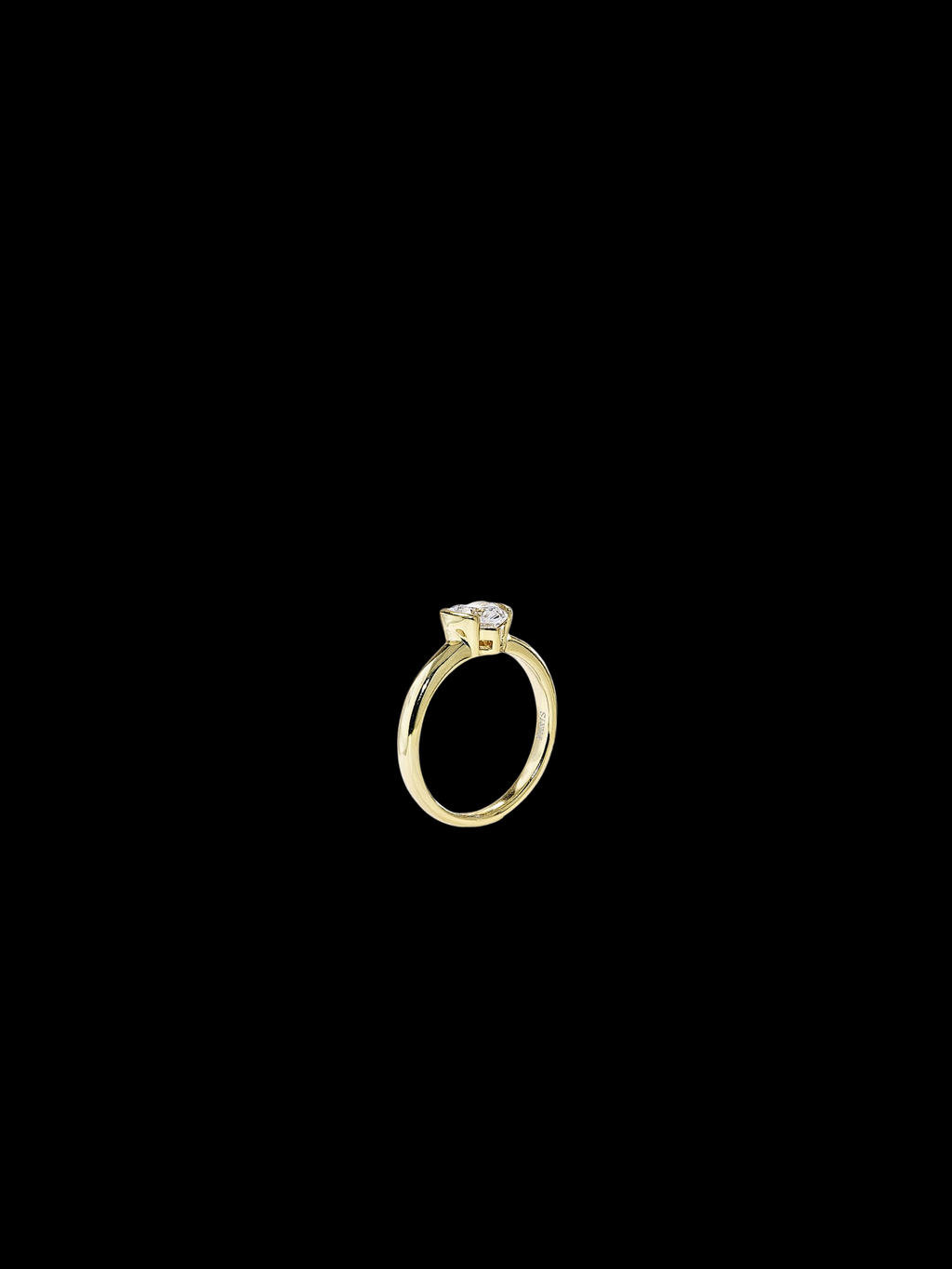 Bazel Heart Ring